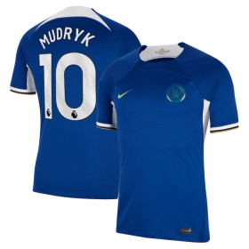 Chelsea Mudryk 10 Domácí 2023-24 - Fotbalové Dresy (S/S)